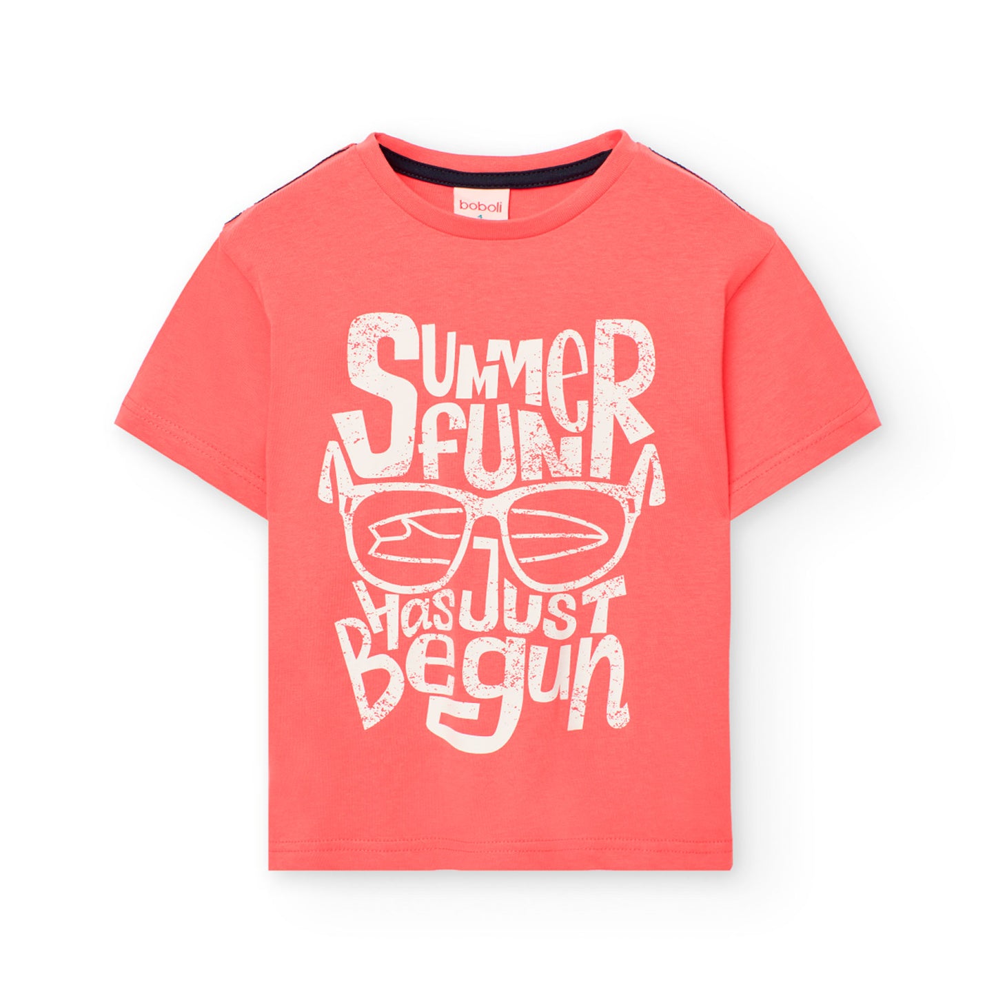 Комплект за момче тениска и къси панталони Boboli