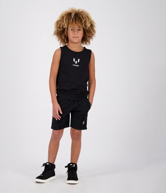 Boy's tank top in black VINGINO CO/LLAB. MESSI