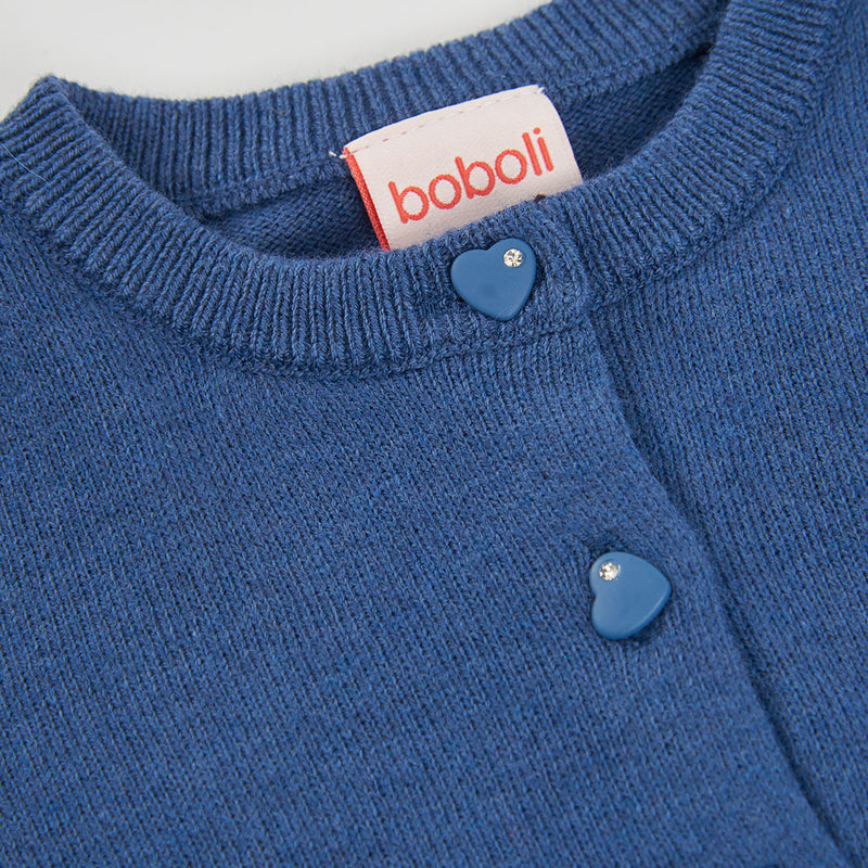 Плетено яке за момиче BOBOLI