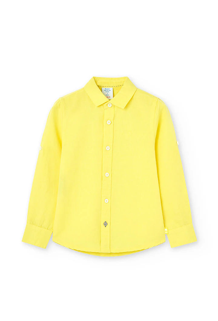 Boy's shirt in yellow BOBOLI