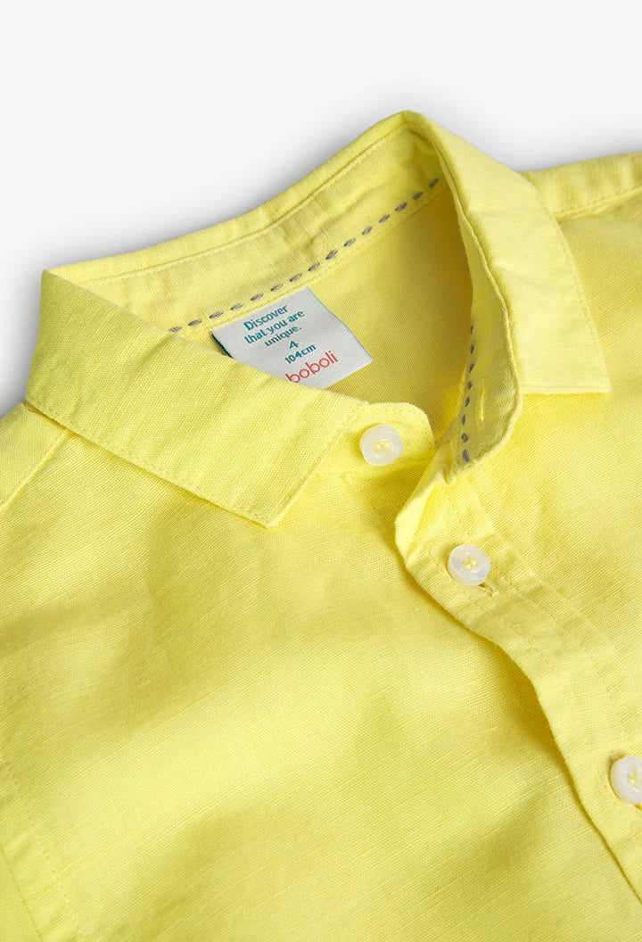 Boy's shirt in yellow BOBOLI