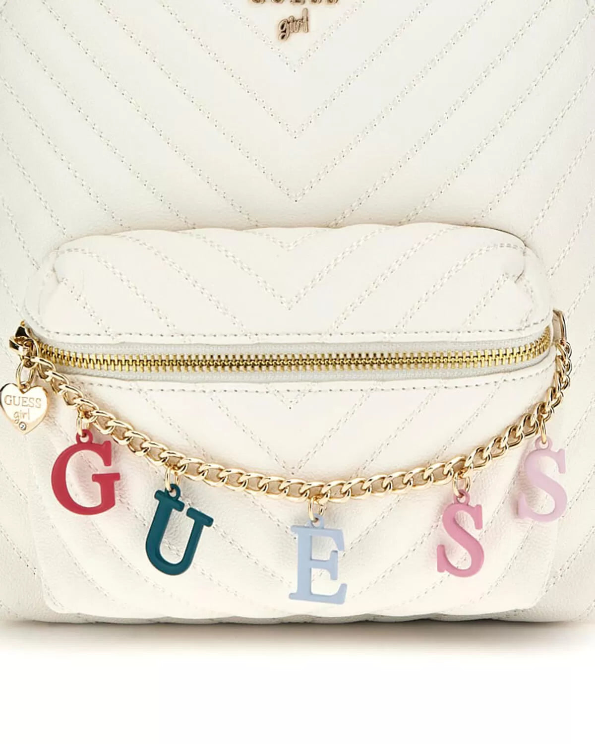Раница за момиче в бяло Guess