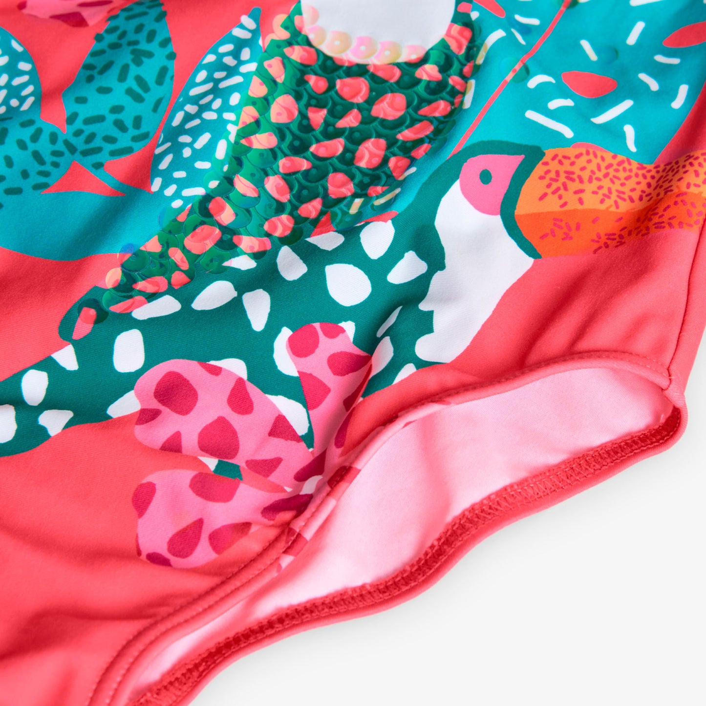 Boboli girl's one-piece swimsuit