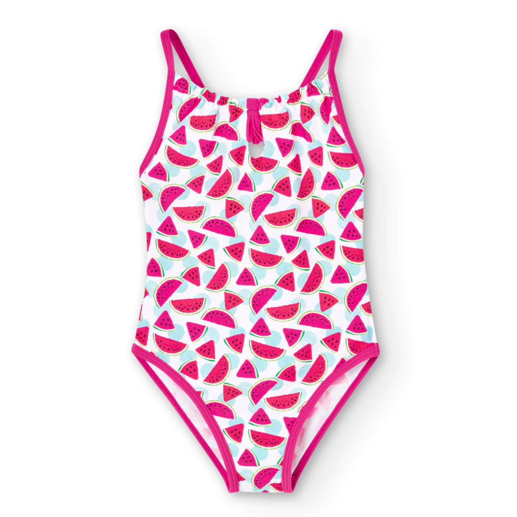 Boboli girl's one-piece swimsuit