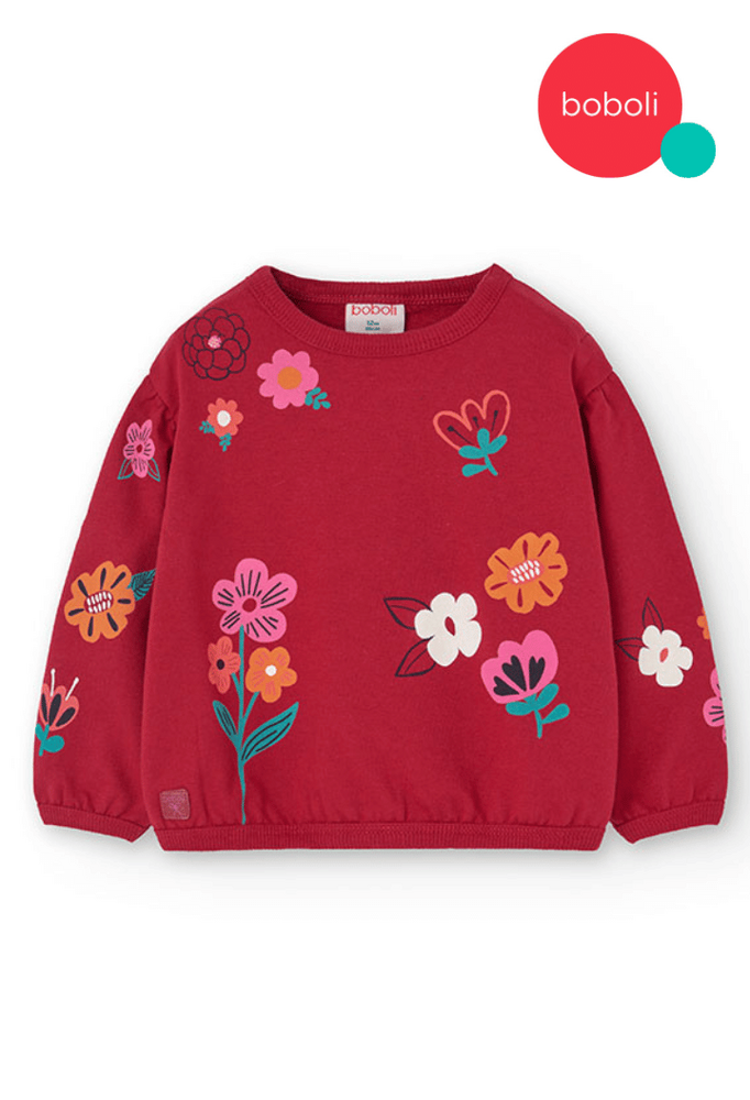 Детска блуза в червено BOBOLI