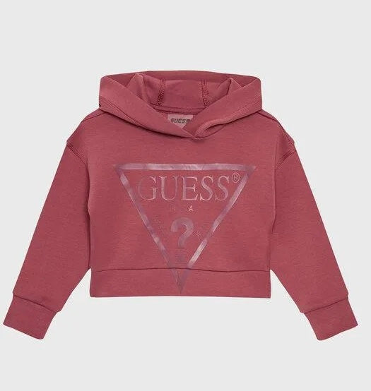 Блуза с качулка за момиче Guess