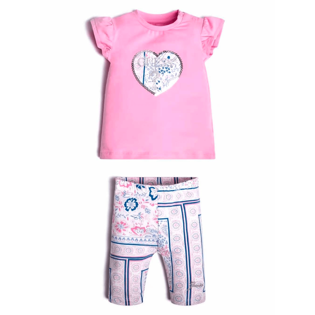 Guess girl's t-shirt and leggings set