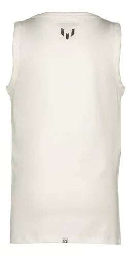 Boy's tank top in white VINGINO CO/LLAB. MESSI