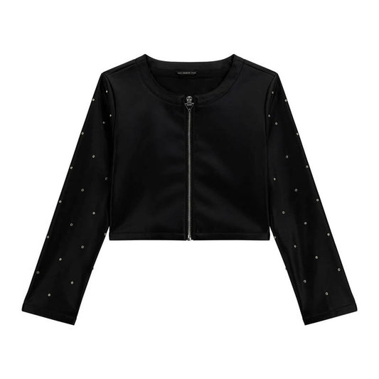 Детско елегантно яке за момиче с камъни Guess