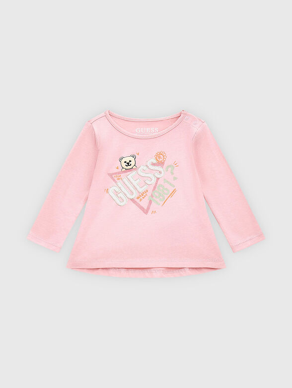 Блуза за момиче в розово Guess