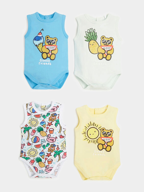 Guess baby bodysuit set