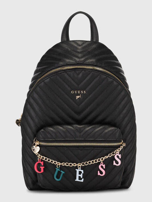 Backpack for girls in black Guess