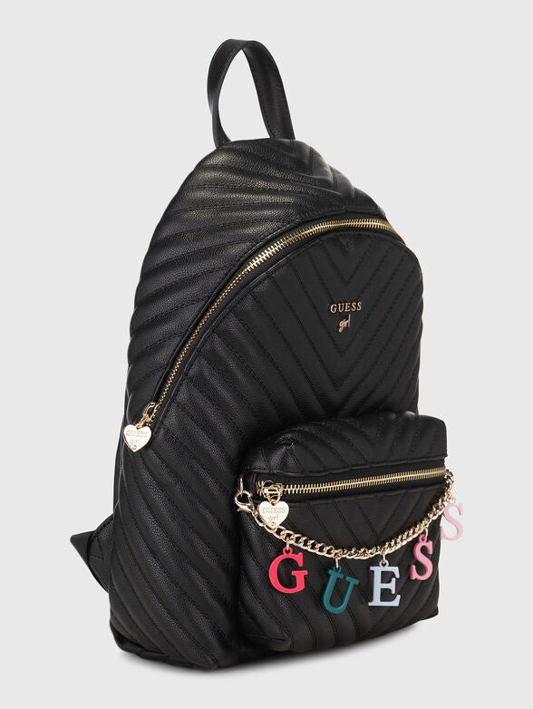 Backpack for girls in black Guess