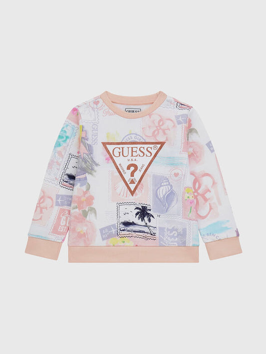 Цветна блуза за момиче Guess