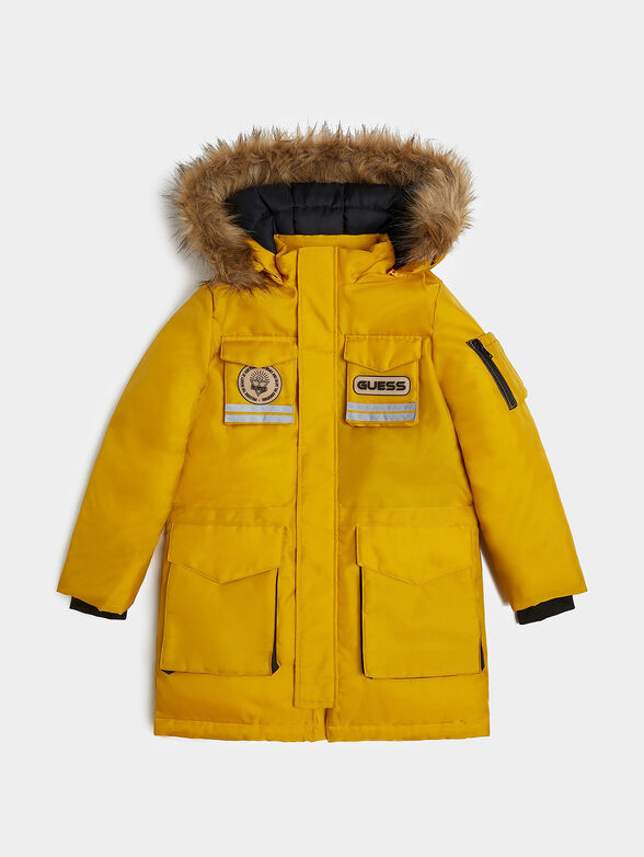 Guess boy's padded jacket with hood