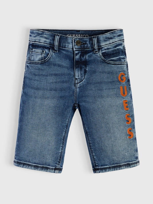Къси дънкови панталони за момче GUESS