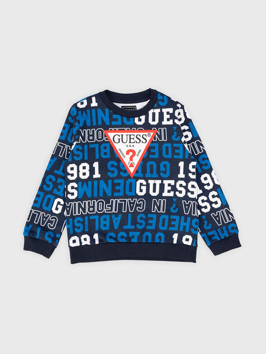 Плътна блуза за момче Guess