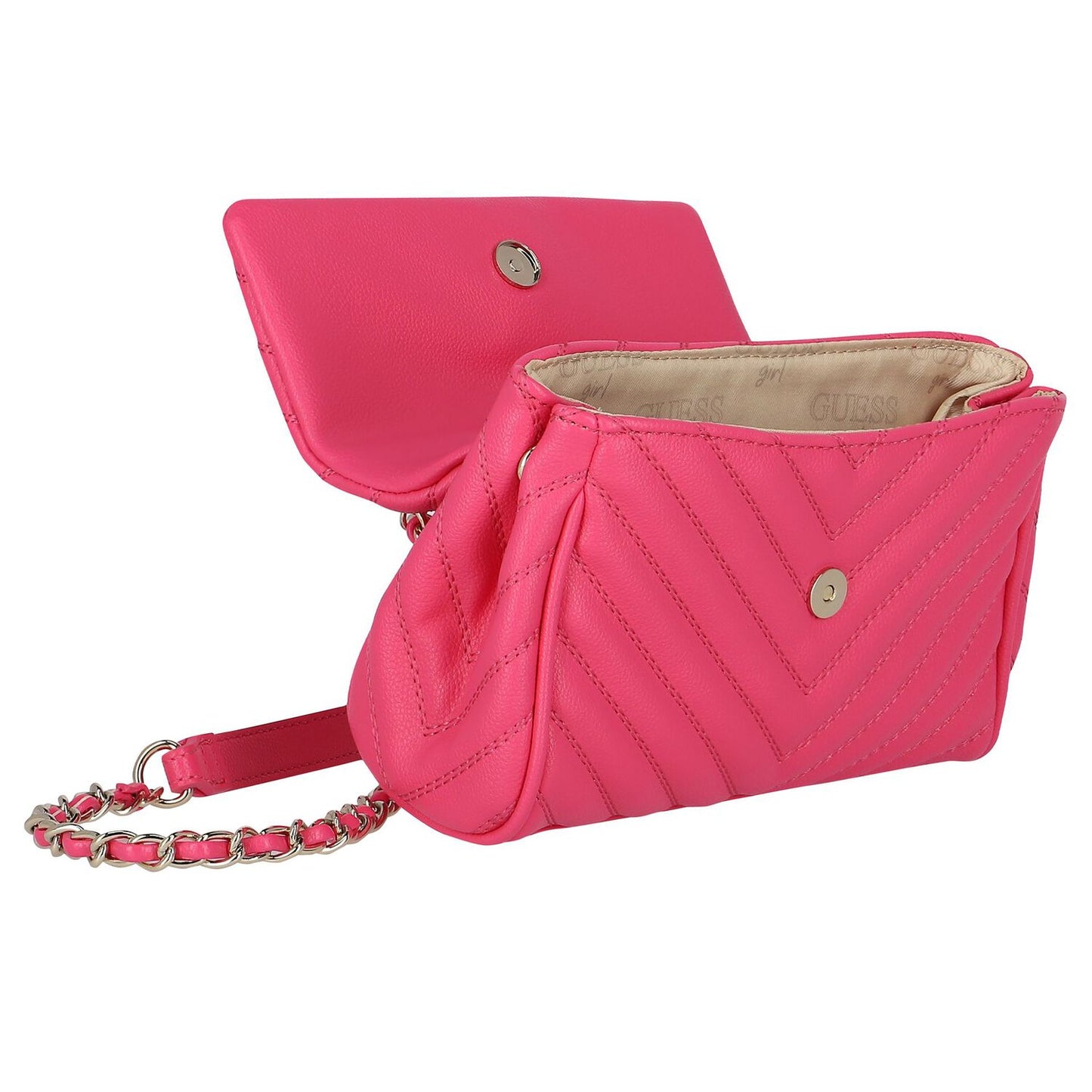 Чанта за момиче в розово Guess