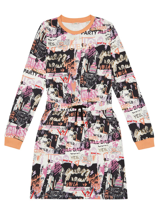 Спортна многоцветна рокля Guess