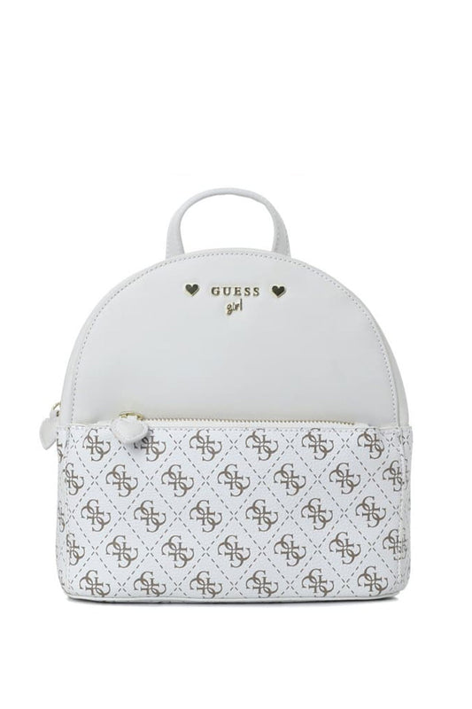 Girl's backpack in white Guess