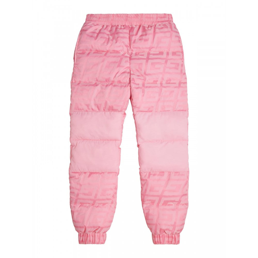 Детски зимен термо панталон в розово GUESS