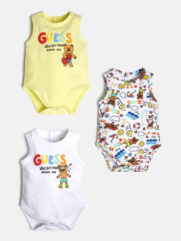 Guess baby bodysuit set