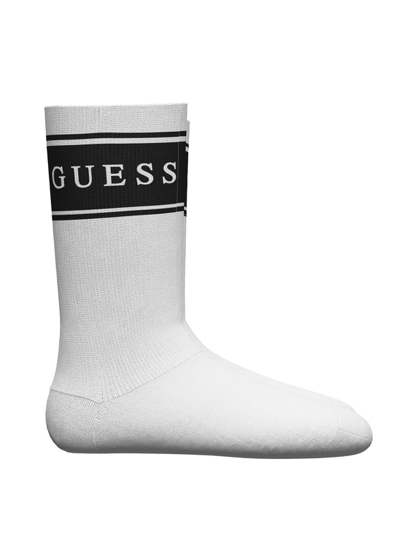 Бебешки чорапи Guess в бяло