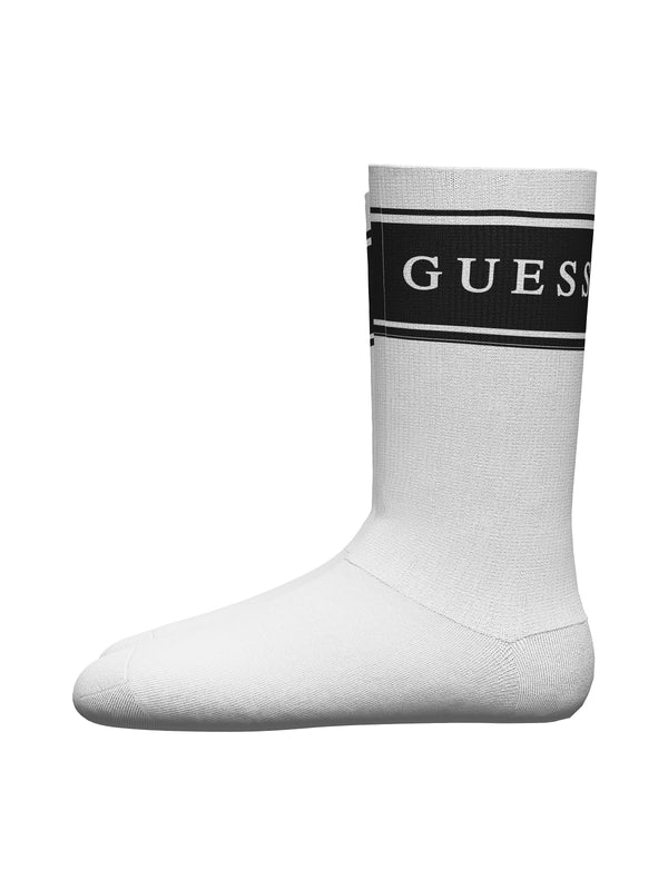 Бебешки чорапи Guess в бяло