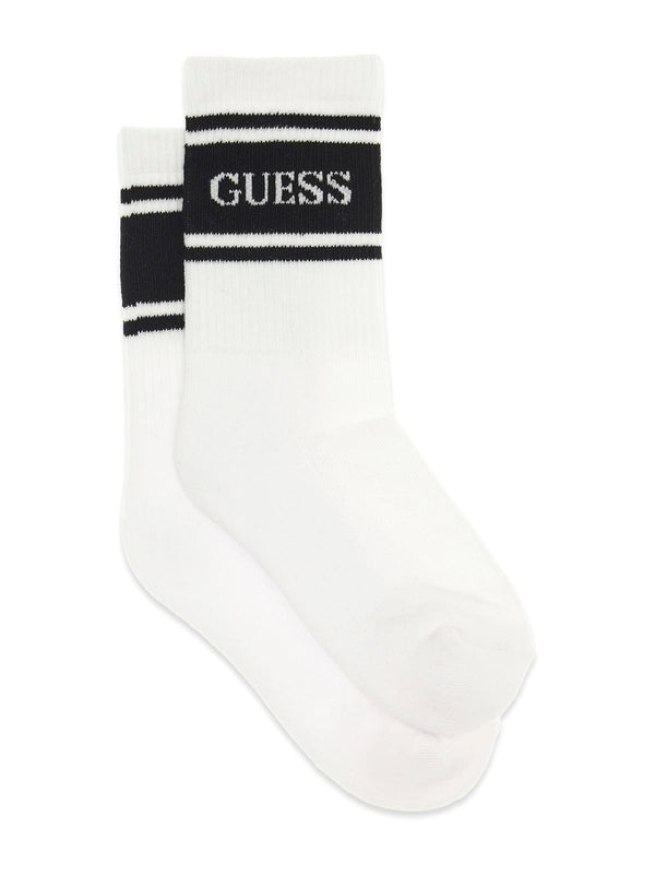 Бебешки чорапи Guess в бяло