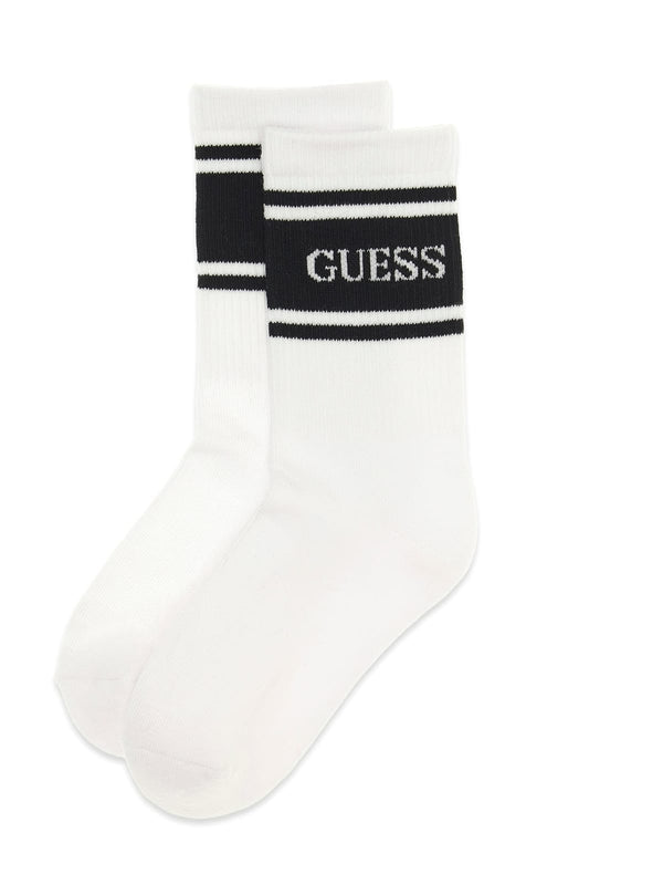 Бебешки чорапи Guess в бяло