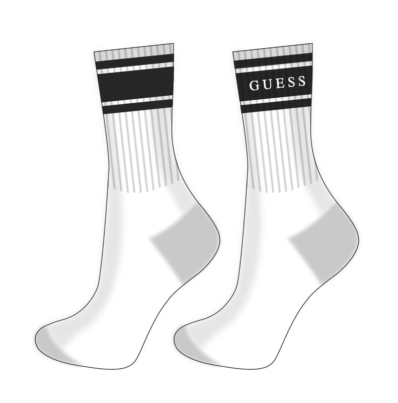 Бебешки чорапи Guess в бяло