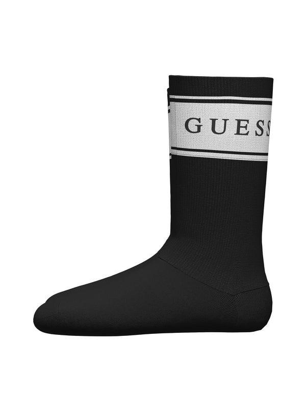 Бебешки чорапи Guess в черно