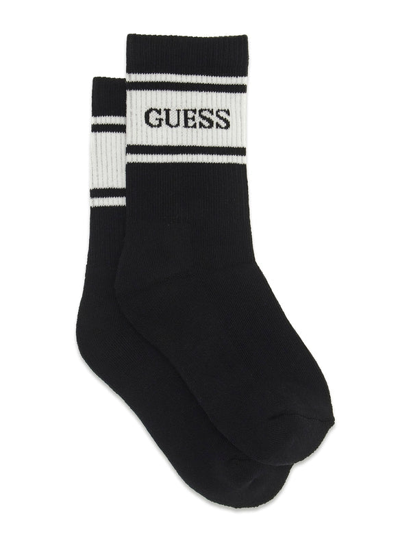 Бебешки чорапи Guess в черно