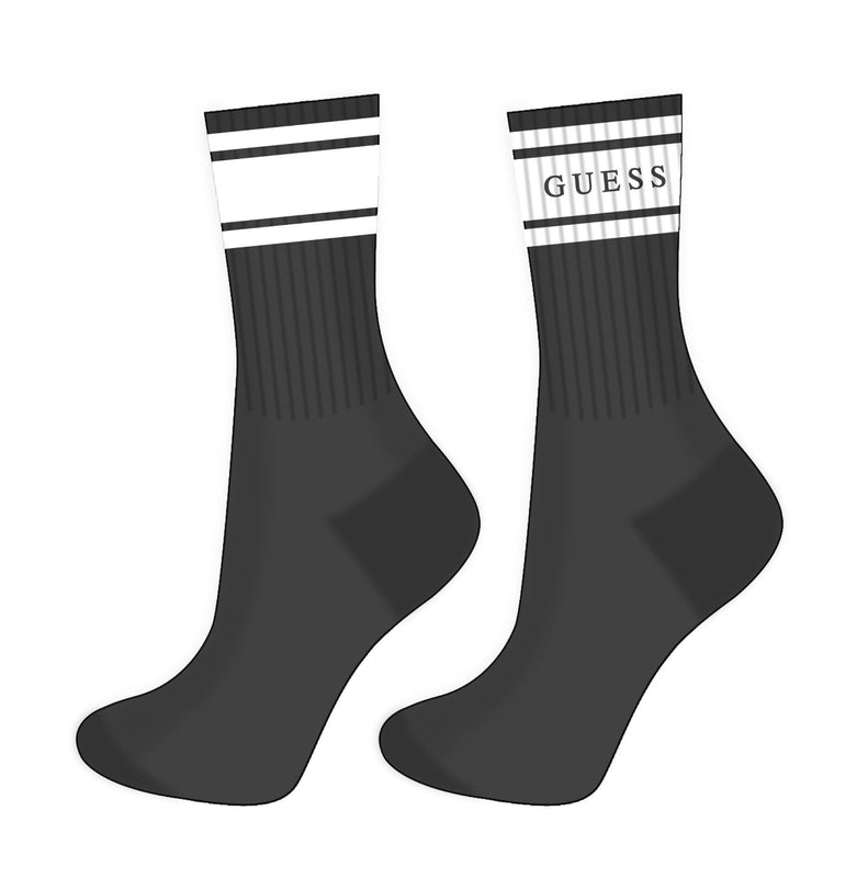 Бебешки чорапи Guess в черно