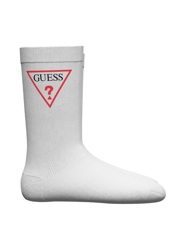 Чорапи за бебе Guess в бяло