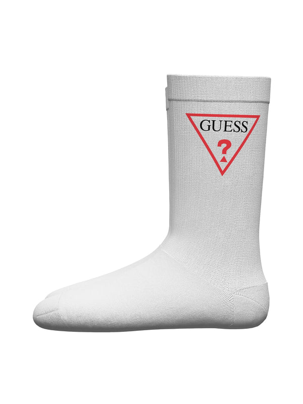 Чорапи за бебе Guess в бяло