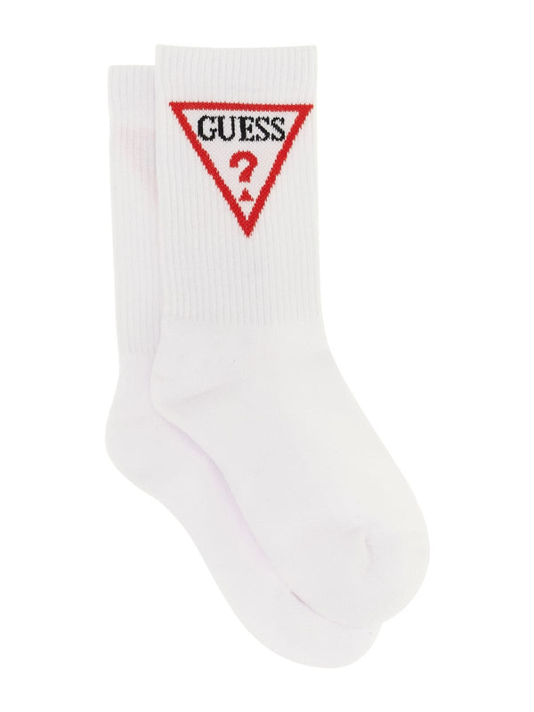 Чорапи за бебе Guess в бяло