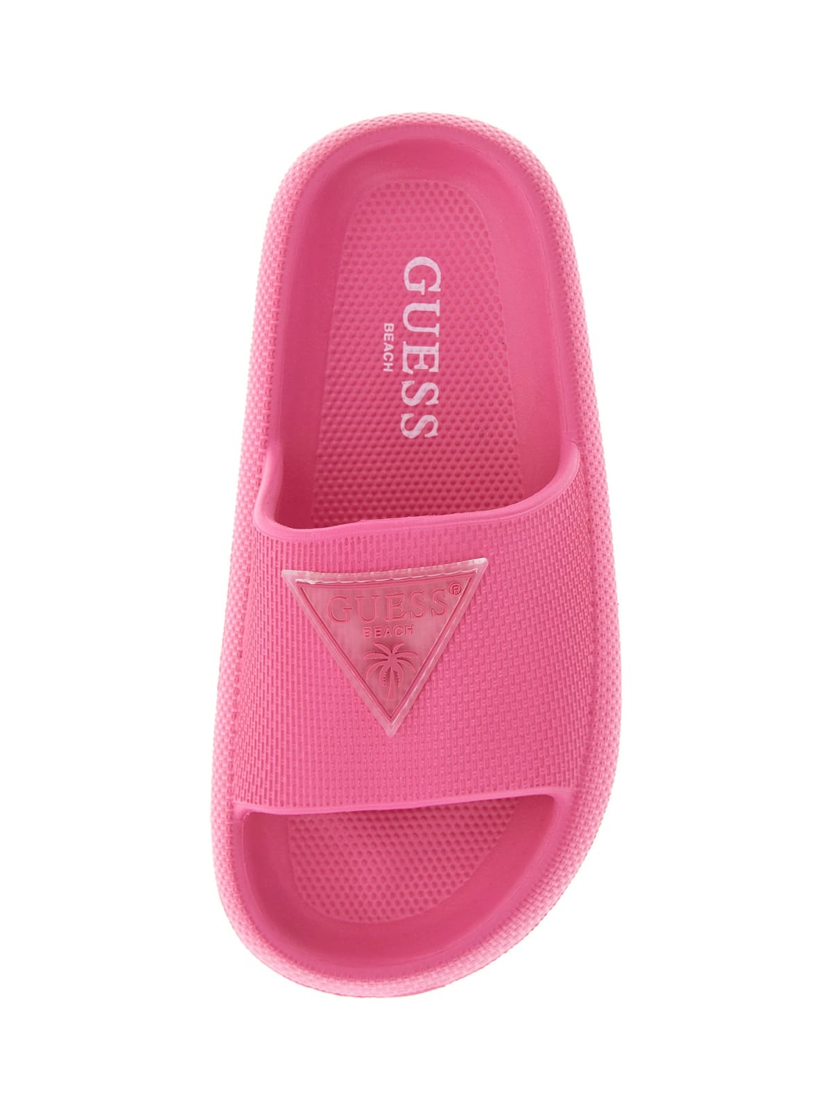 Guess pink beach slippers