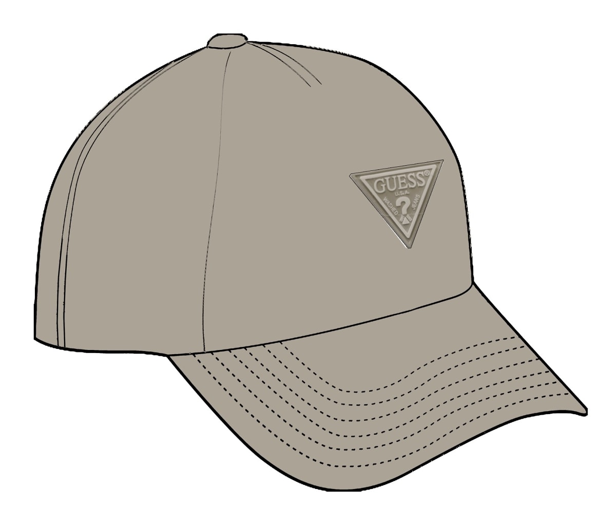 Шапка с козирка за момиче GUESS