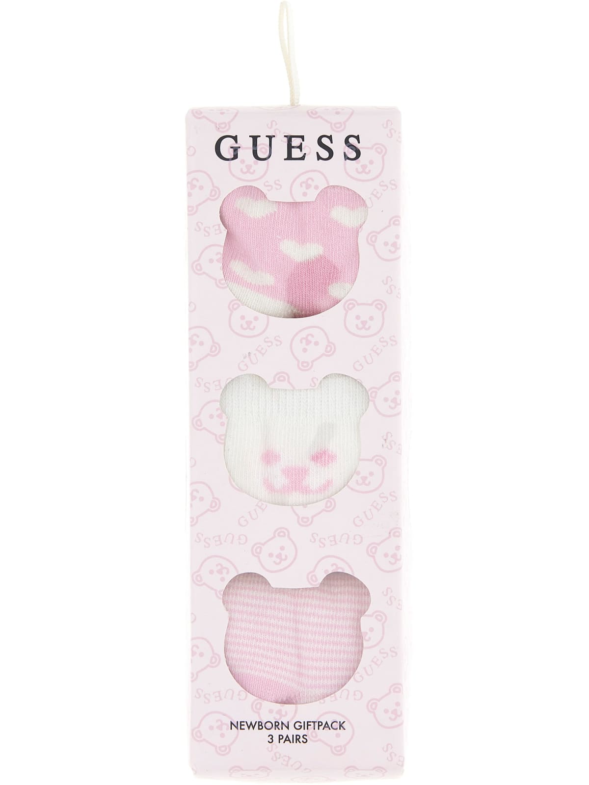 Чорапи за бебе момиче в бледо розов цвят Guess