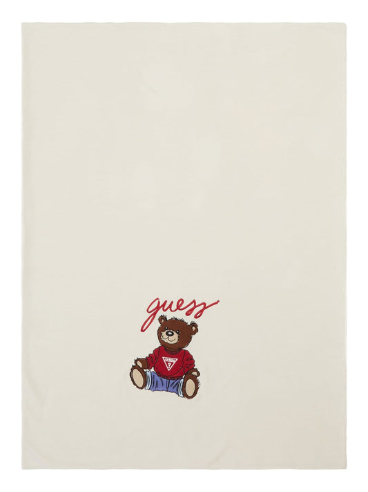 Baby diaper in beige with a Guess bear
