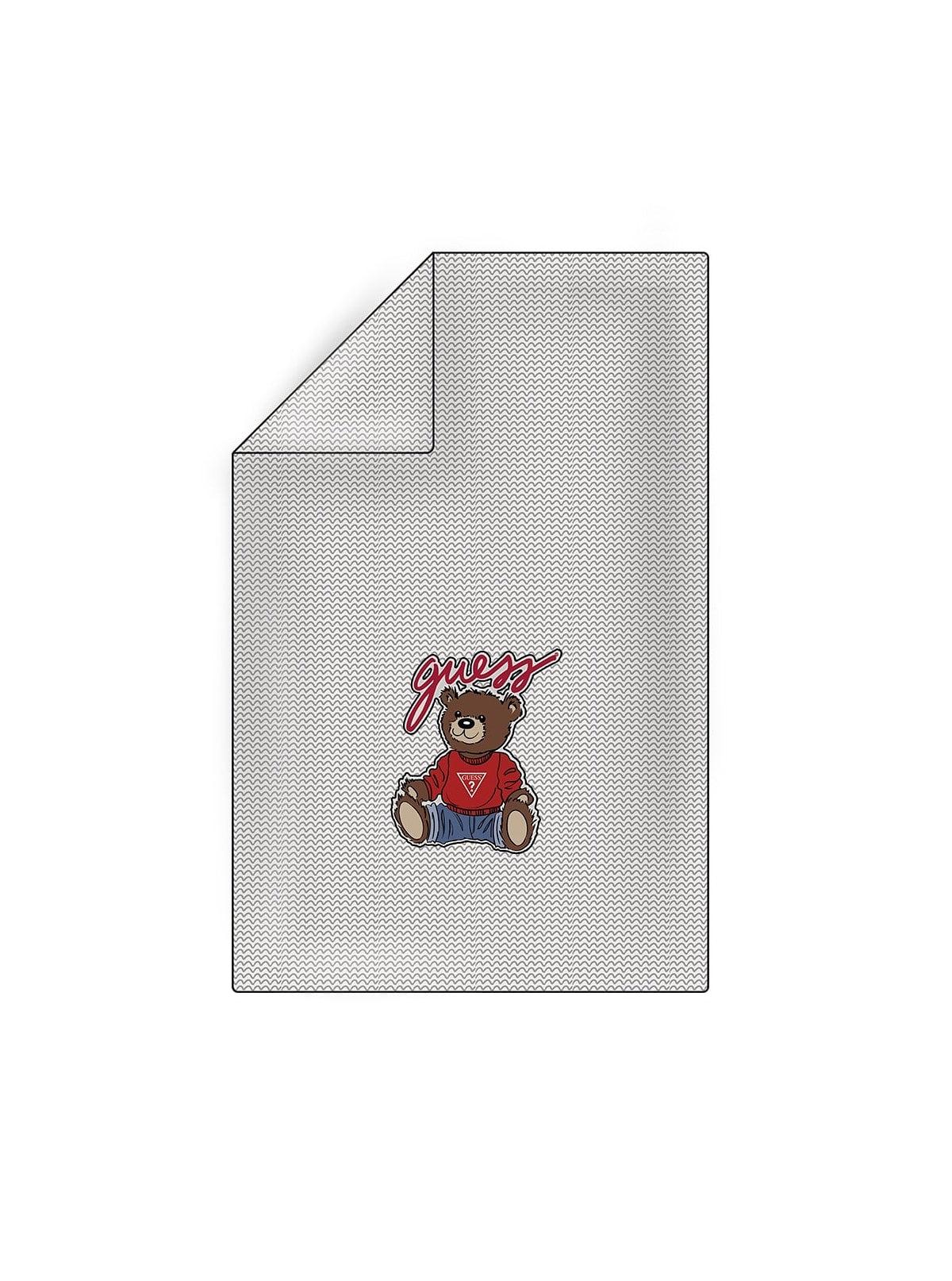 Бебешка пелена в бежово с мече Guess