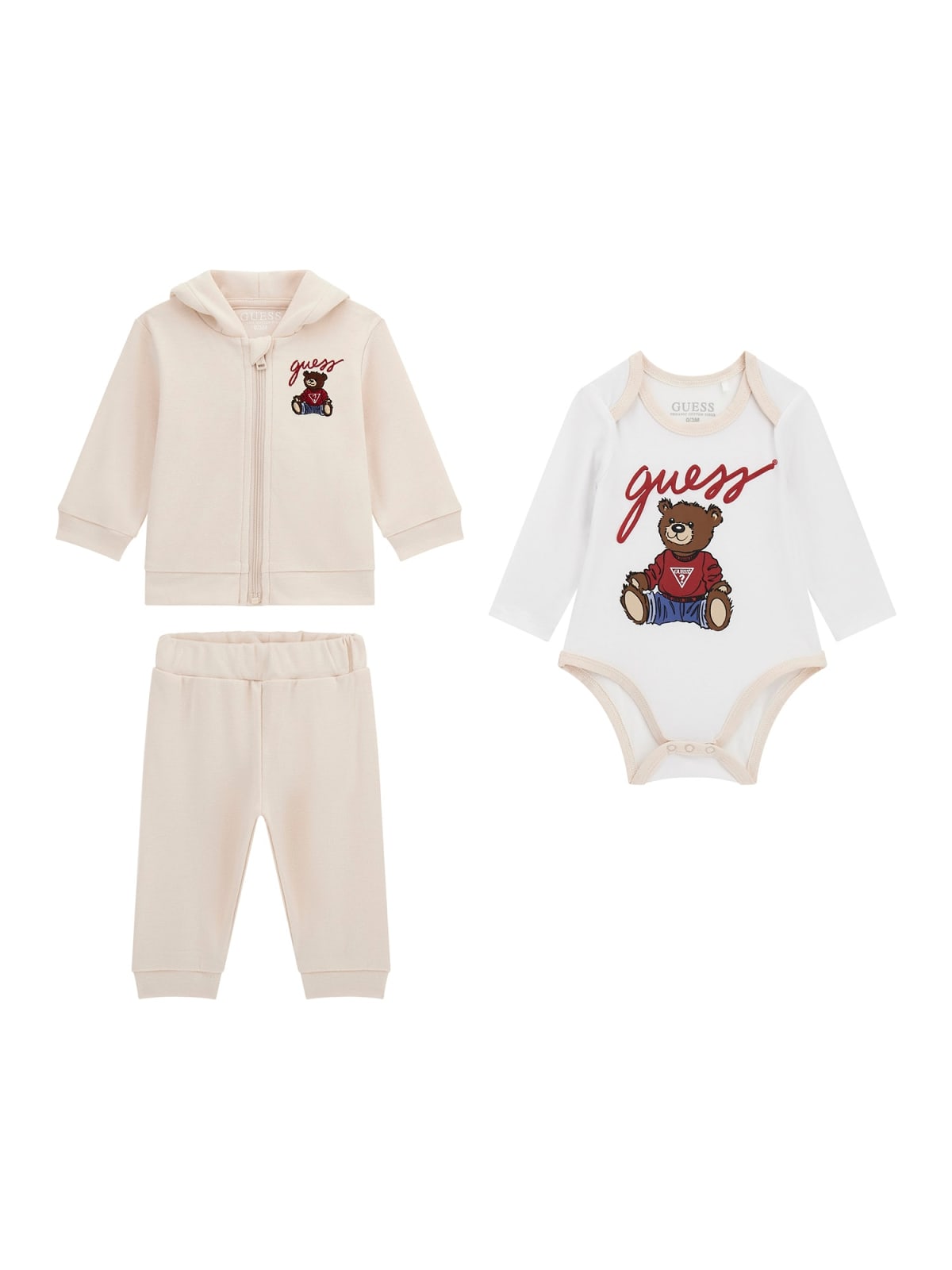 Guess three-piece baby set