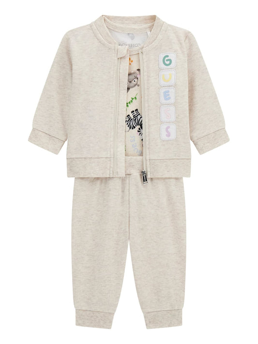 Guess three-piece baby set