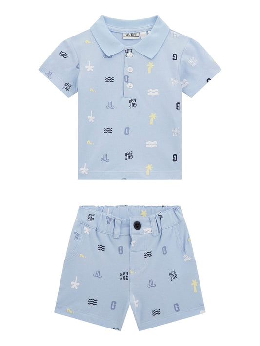 GUESS boy's t-shirt and shorts set