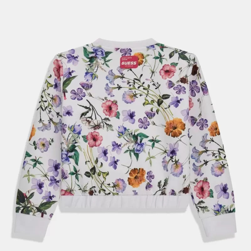 Блуза за момиче флорален принт Guess
