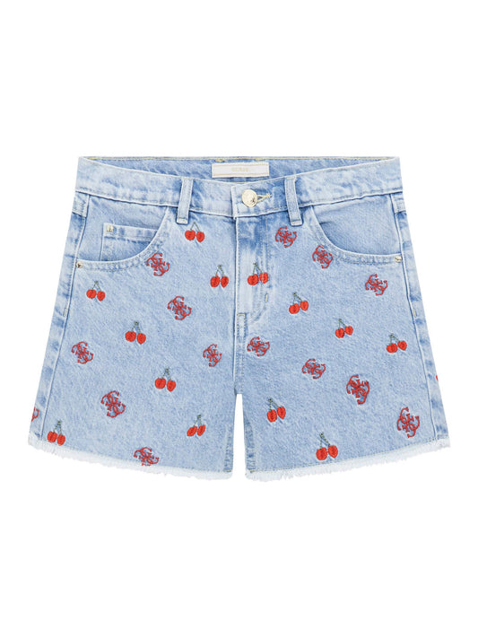 Short denim pants for girls GUESS
