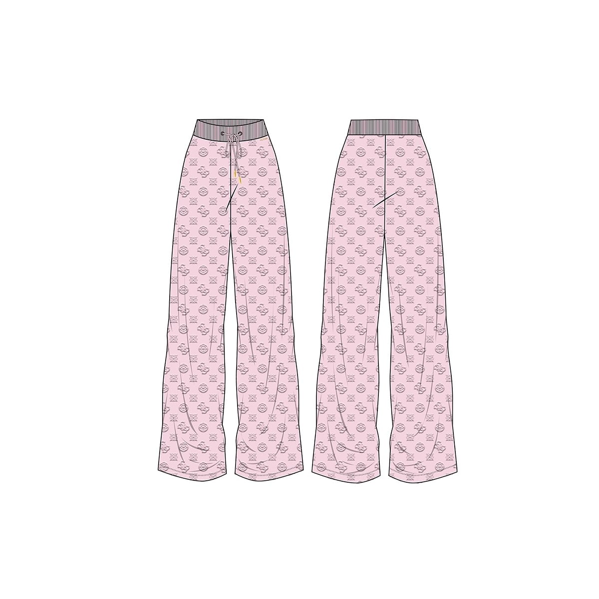 Guess pink sports pants for girls