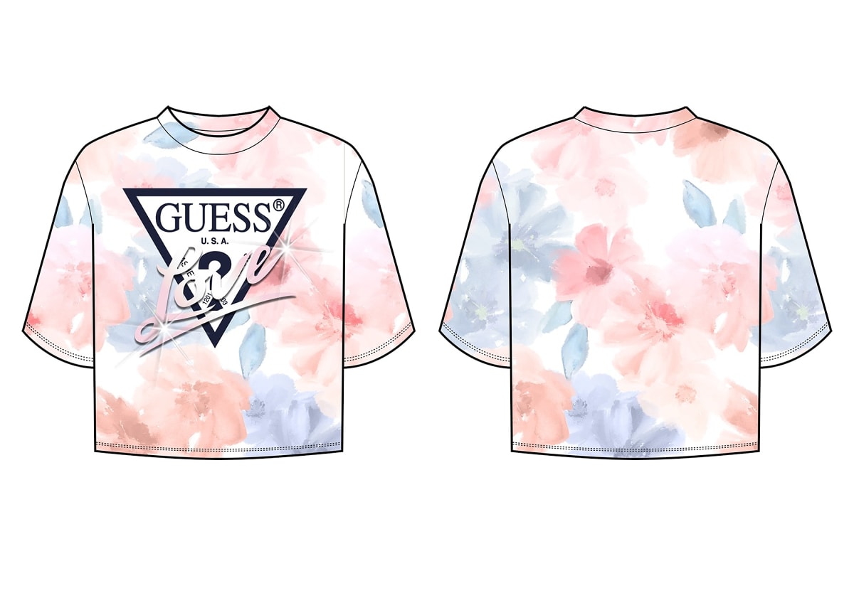 Тениска за момиче Guess