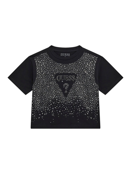 Тениска за момиче в черно Guess